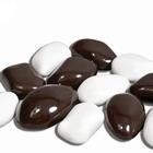 Камни белые и шоколадные